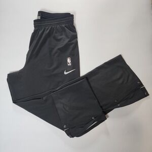 Nike Miami Heat Joggers Mens 3XL Tall Black Athleisure NBA Pearl Snap Sweatpants